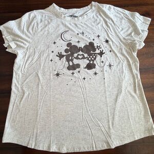 Disney Mickey & Minnie Moon Graphic Tee | Mickey and Friends | Size XL